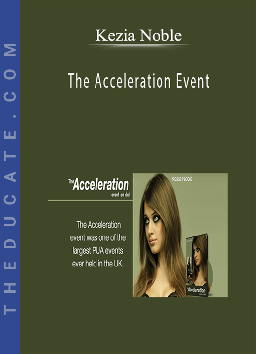 Kezia Noble - The Acceleration Event