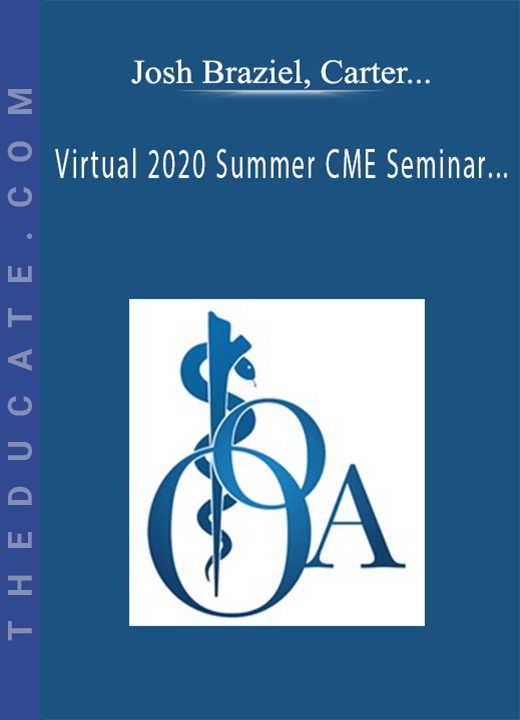 Josh Braziel, Carter C. Check, Rachel N. Blankenship, Kristopher R Avant, Blake D. Christensen - Virtual 2020 Summer CME Seminar “(C)aring (O)pportunities (V)irtually (I)ntegrated (D)aily: Improving Medical Care in Pandemic Times” - Saturday
