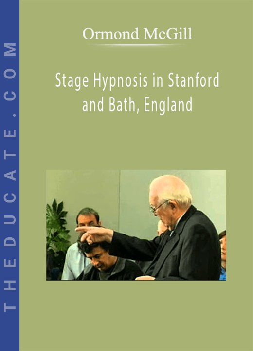 Ormond McGill - Stage Hypnosis in Stanford and Bath, England