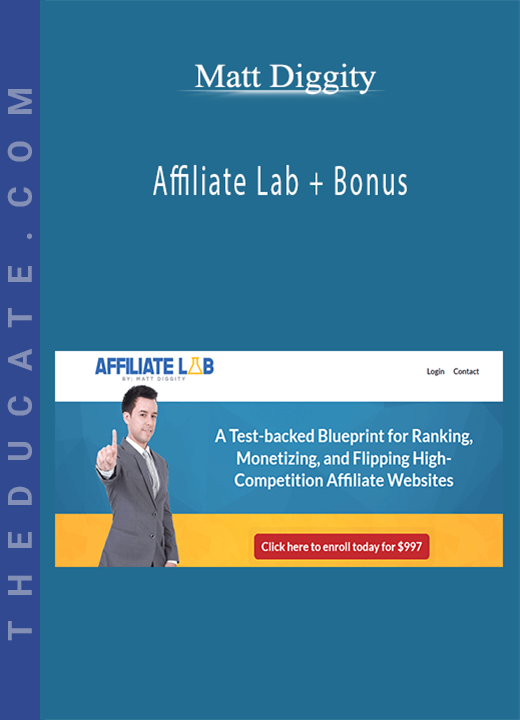 Matt Diggity - Affiliate Lab + Bonus