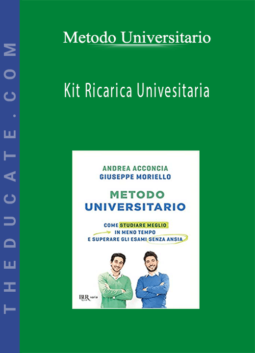 Metodo Universitario - Kit Ricarica Univesitaria
