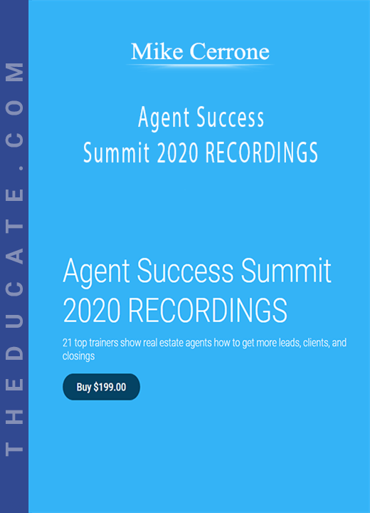 Mike Cerrone - Agent Success Summit 2020 RECORDINGS