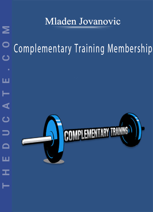 Mladen Jovanovic - Complementary Training Membership