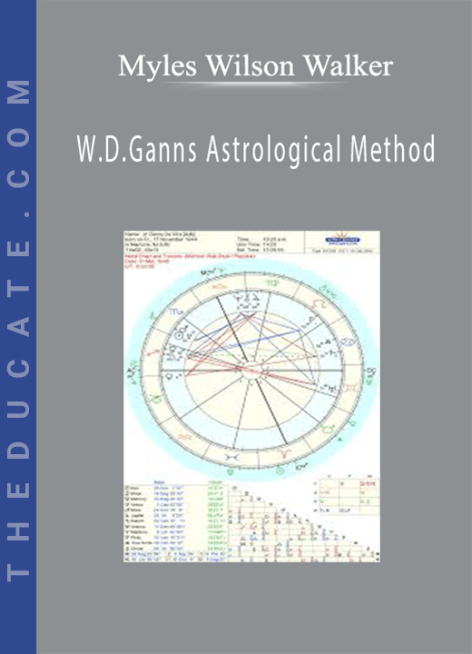 Myles Wilson Walker - W.D.Ganns Astrological Method