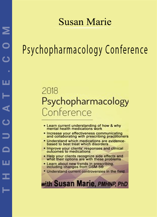 Psychopharmacology Conference - Susan Marie