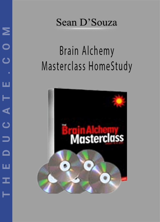 Sean D’Souza - Brain Alchemy Masterclass HomeStudy