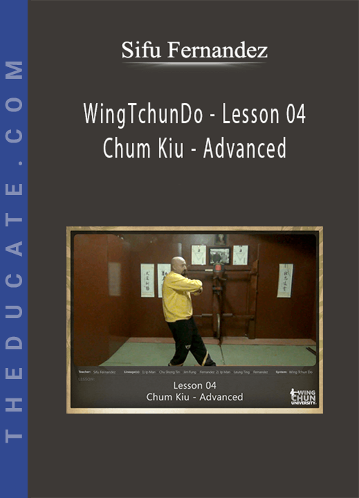 Sifu Fernandez - WingTchunDo - Lesson 04 - Chum Kiu - Advanced