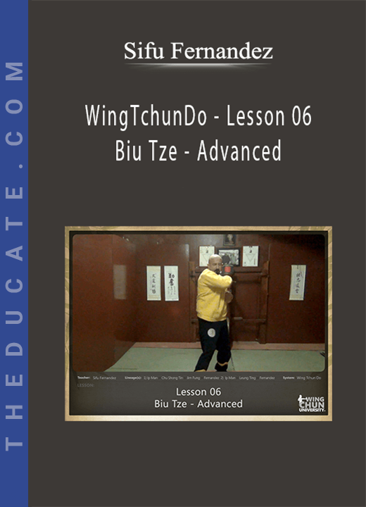 Sifu Fernandez - WingTchunDo - Lesson 06 - Biu Tze - Advanced
