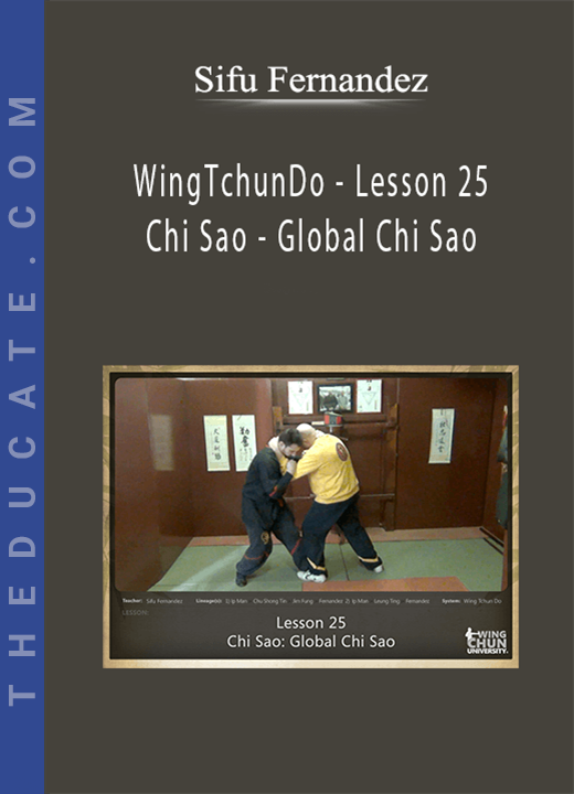 Sifu Fernandez - WingTchunDo - Lesson 25 - Chi Sao - Global Chi Sao