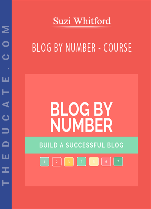 Suzi Whitford - BLOG BY NUMBER - COURSE