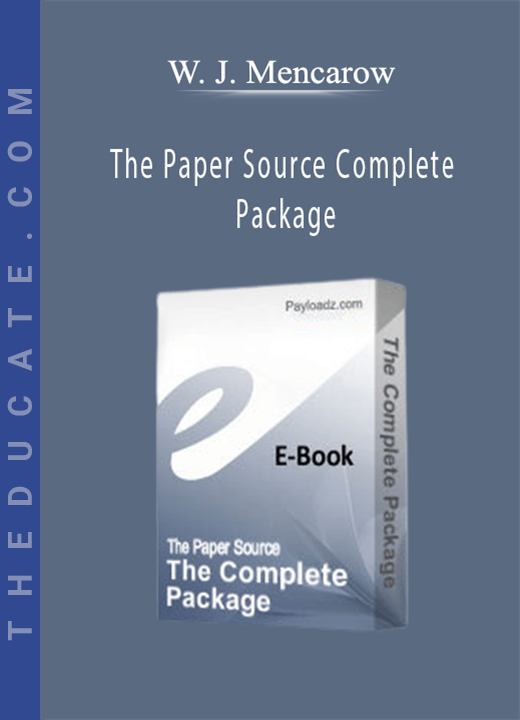 W. J. Mencarow - The Paper Source Complete Package