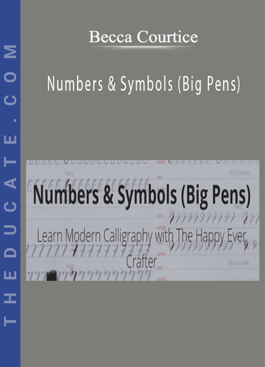 Becca Courtice - Numbers & Symbols (Big Pens)