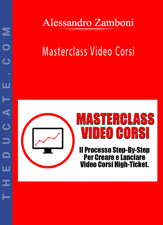 Alessandro Zamboni - Masterclass Video Corsi