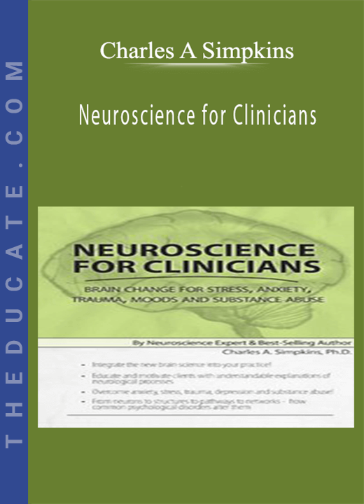Charles A Simpkins - Neuroscience for Clinicians: Brain Change for Stress, Anxiety, Trauma, Moods and Substance Abuse