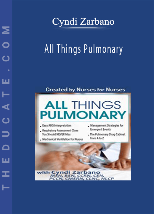 Cyndi Zarbano - All Things Pulmonary
