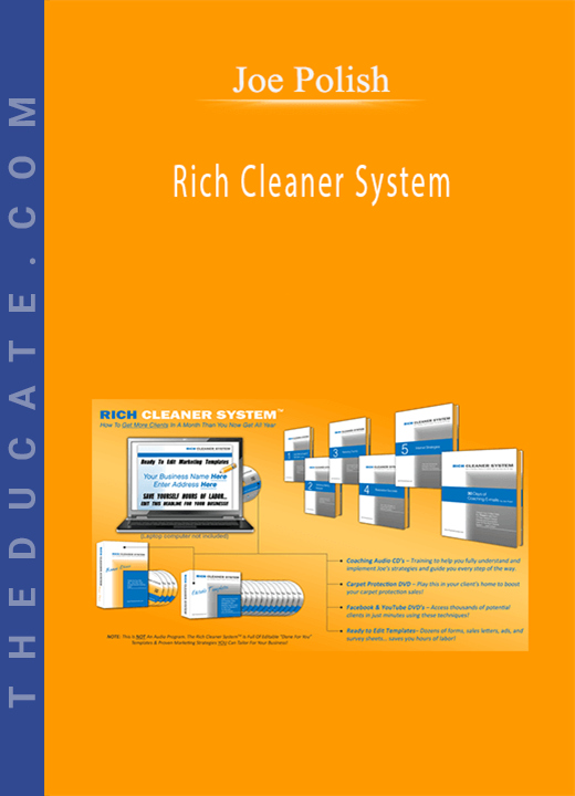 Joe Polish - Rich Cleaner System