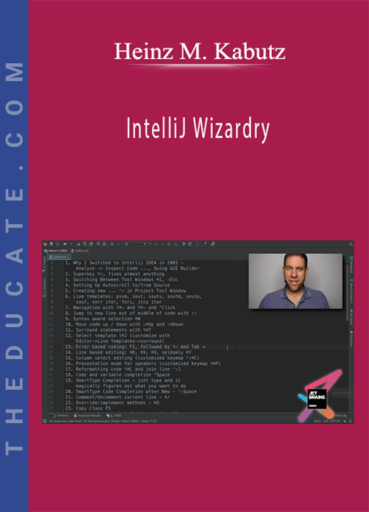 Heinz M. Kabutz - IntelliJ Wizardry