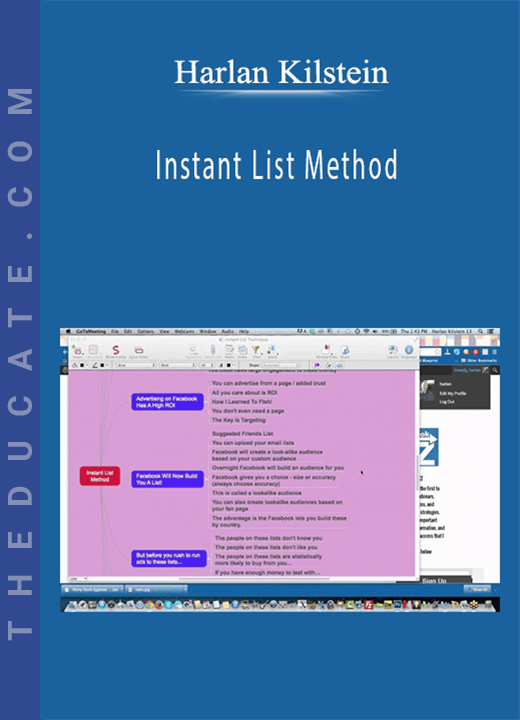 Harlan Kilstein - Instant List Method